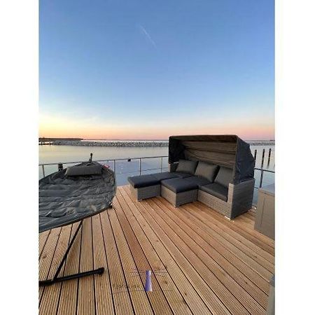 Hausboot Fjord Haven Mit Biosauna In Barth Exteriör bild